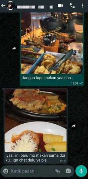 Chat lucu kirim foto ke pacar Berbagai sumber