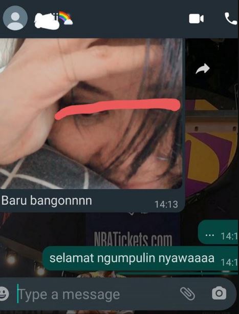 Chat lucu kirim foto ke pacar Berbagai sumber