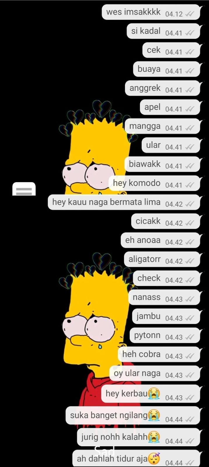 chat cara bangunin sahur pas puasa ini bikin kamu cengengesan abis © berbagai sumber