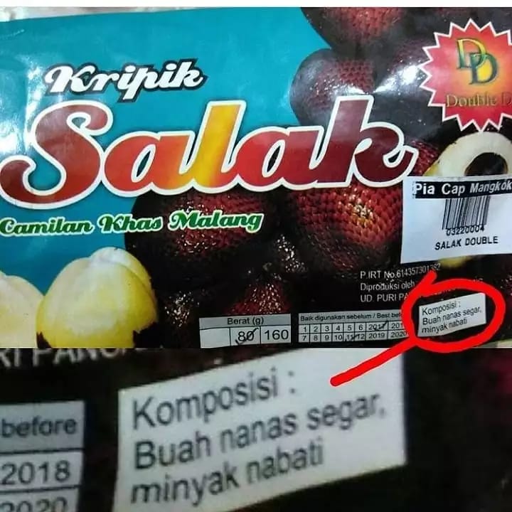potret tulisan dan nama makanan nggak nyambung ini bikin gagal ngabuburit © berbagai sumber