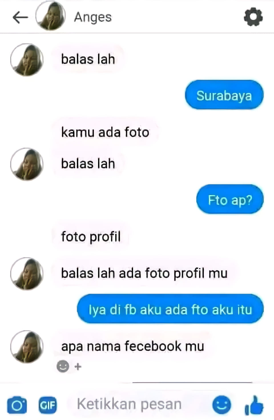 momen nyeleneh kenalan di chat © berbagai sumber