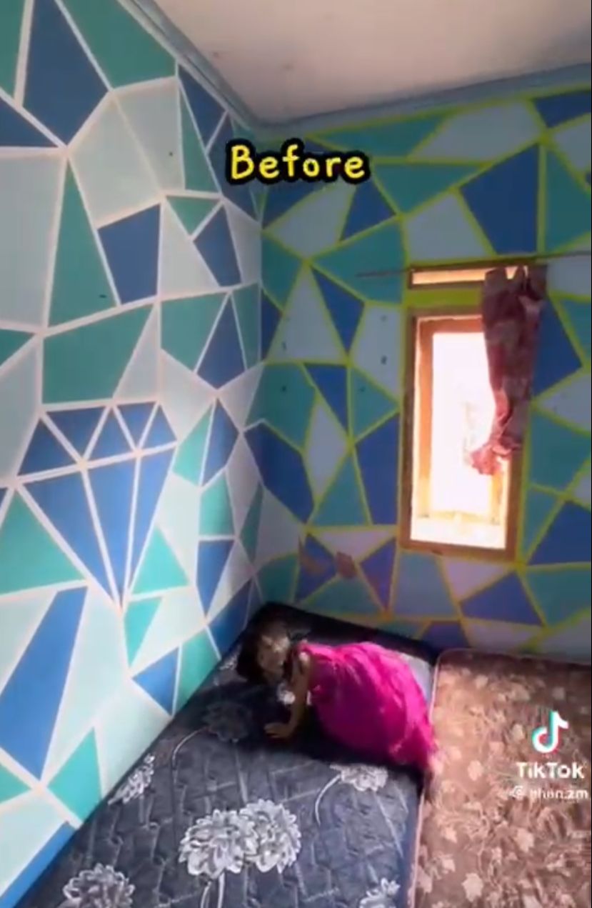makeover kamar sempit © TikTok