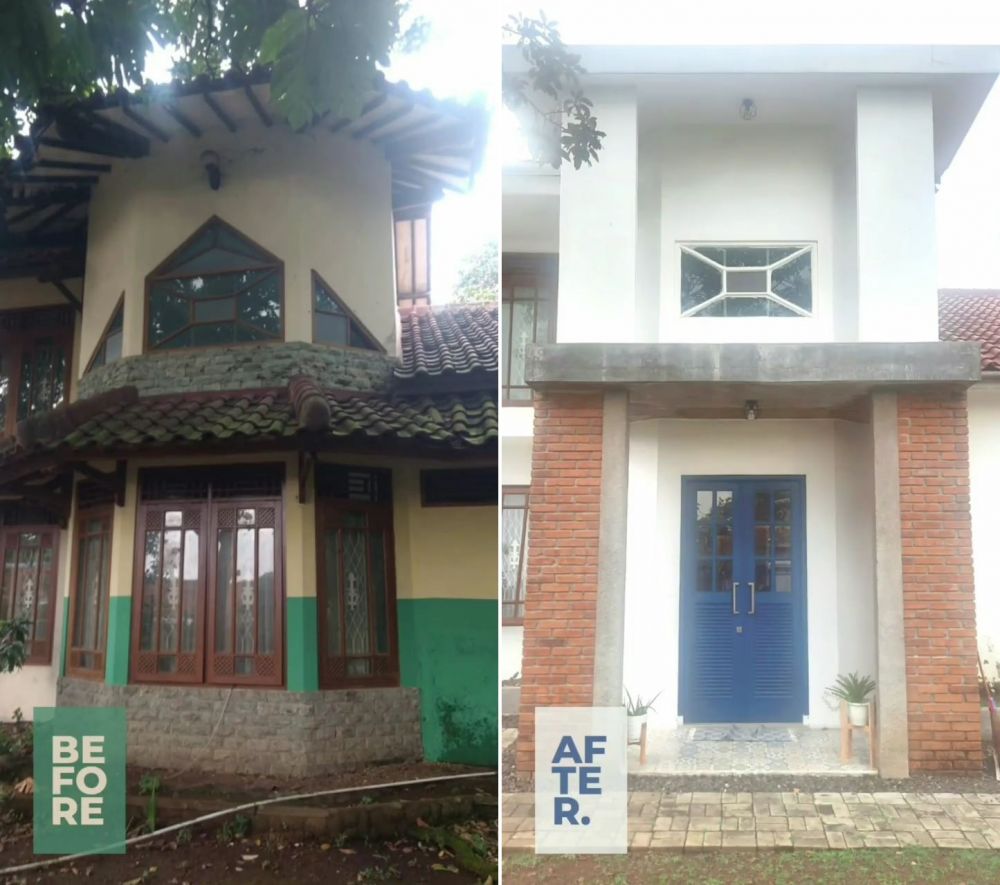 makeover rumah tua lapuk © Instagram