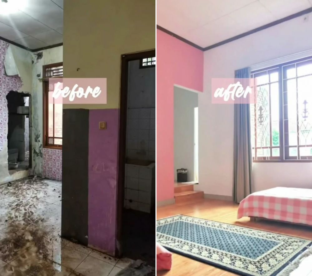 makeover rumah tua lapuk © Instagram