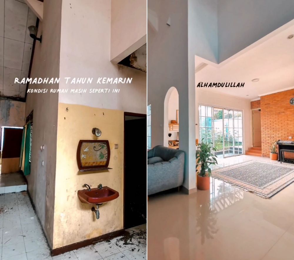 makeover rumah tua lapuk © Instagram