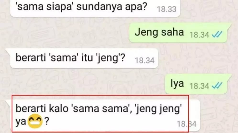 momen chat nggak nyambung ini bikin semua orang gagal paham © berbagai sumber
