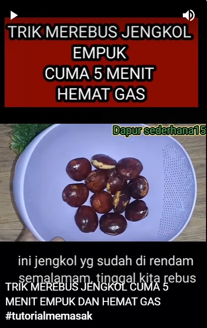 Tanpa presto, begini cara merebus jengkol agar cepat empuk dalam 5 menit