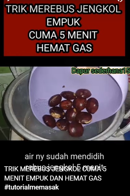 Tanpa presto, begini cara merebus jengkol agar cepat empuk dalam 5 menit