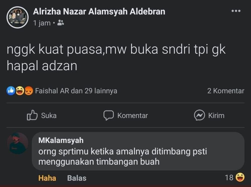 11 potret chat alasan nggak puasa ini bikin susah nahan tawa © berbagai sumber 11 potret chat alasan nggak puasa ini bikin susah nahan tawa © berbagai sumber