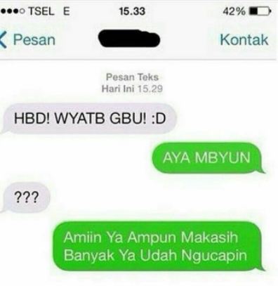 11 chat ngebahas kata singkatan ini isinya ngawur parah © berbagai sumber