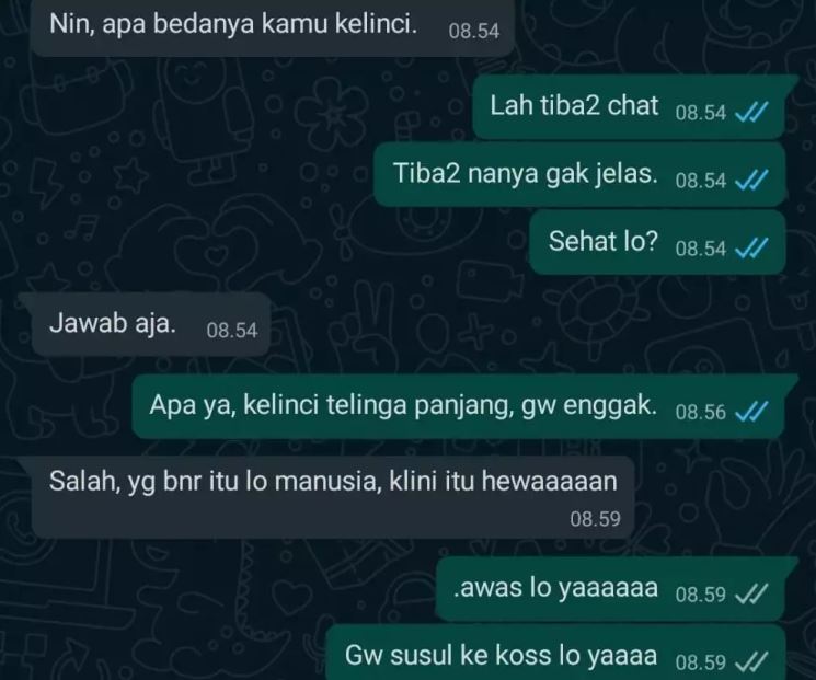 chat lucu kasih pertanyaan absurd Berbagai sumber chat lucu kasih pertanyaan absurd Berbagai sumber