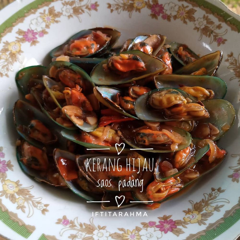 12 Resep kerang hijau saus padang, nikmat dan mudah ditiru
