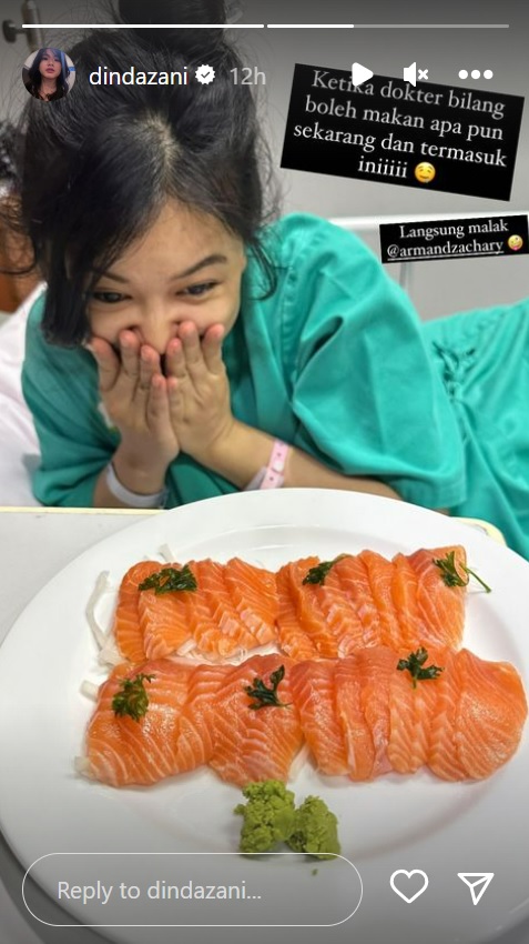 momen dinda azani melahirkan anak pertama © berbagai sumber