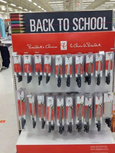 potret lucu produk salah tempat Berbagai sumber