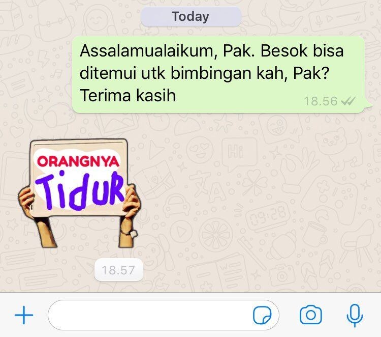 jawaban chat dosen © berbagai sumber