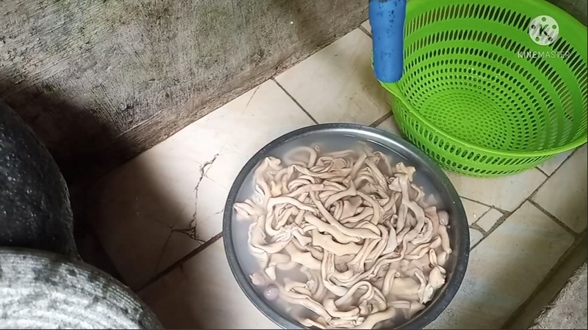 Tak perlu jeruk nipis, ini trik menghilangkan bau amis pada usus ayam pakai satu bahan
