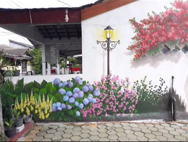 tembok posyandu estetik Instagram