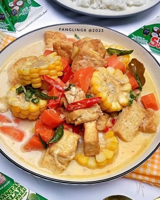 15 Resep olahan tahu berkuah santan pedas, lezat, praktis, dan menggugah selera