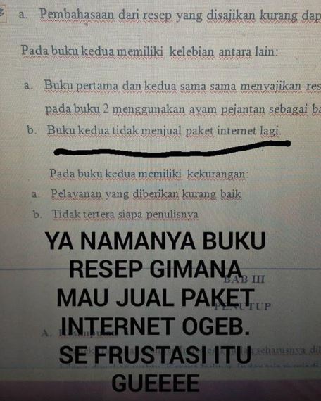 potret kocak di tugas mahasiswa Berbagai sumber potret kocak di tugas mahasiswa Berbagai sumber