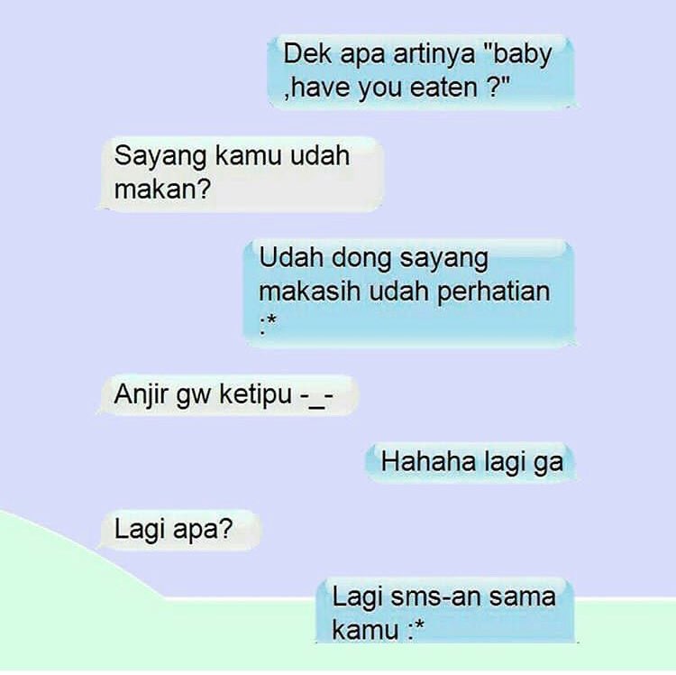 chat lempar jokes receh © berbagai sumber chat lempar jokes receh © berbagai sumber