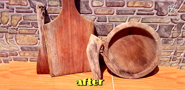 Cara mengubah spatula kayu hitam menjadi bersih seperti baru, cuma pakai tiga bahan dapur