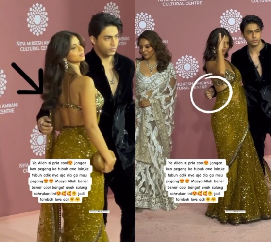 Dua anak Shah Rukh Khan foto bareng © TikTok Dua anak Shah Rukh Khan foto bareng © TikTok