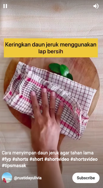 Tanpa perlu direndam air, ini cara menyimpan daun jeruk agar tetap hijau dan awet hingga dua bulan