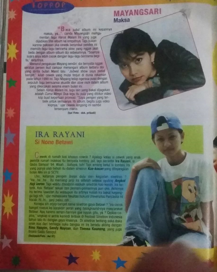 potret lawas ira riswana di majalah © berbagai sumber