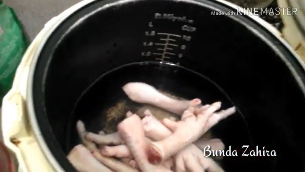 Trik merebus ceker agar empuk sampai ke tulang, praktis dan hemat gas walau tanpa presto