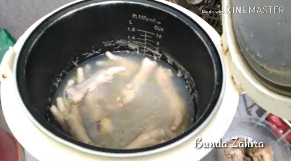 Trik merebus ceker agar empuk sampai ke tulang, praktis dan hemat gas walau tanpa presto