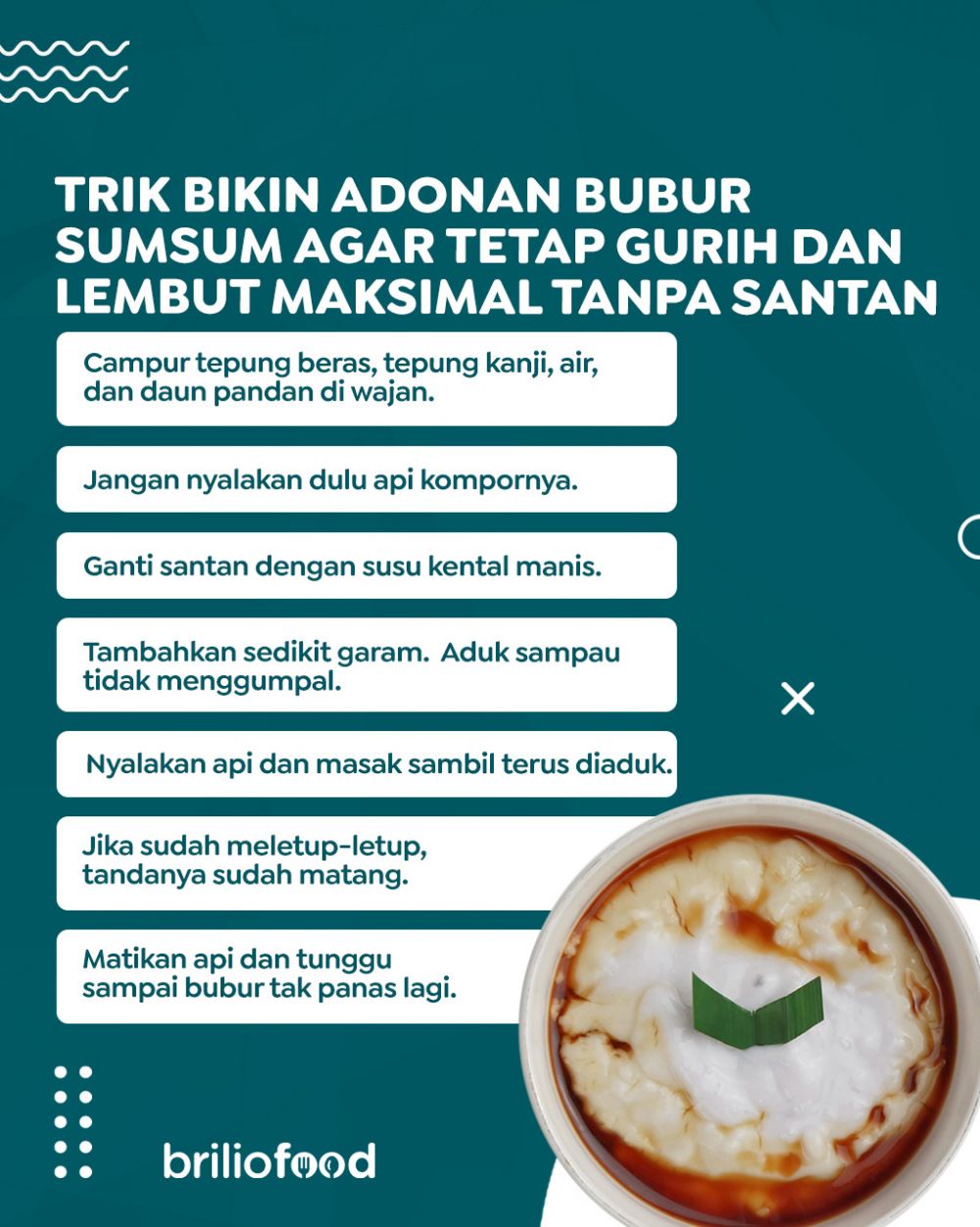 Tanpa santan, ini trik mengolah adonan bubur sumsum agar tetap gurih dan lembut maksimal