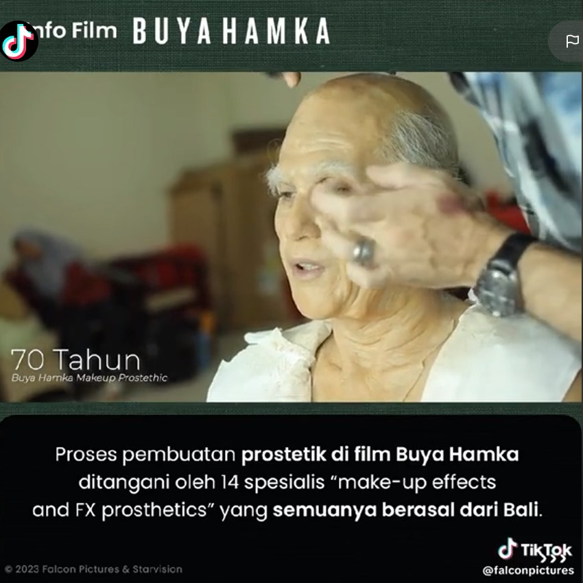 9 Transformasi wajah Vino G Bastian hingga plek ketiplek Buya Hamka, riasannya digarap 14 seniman Bali