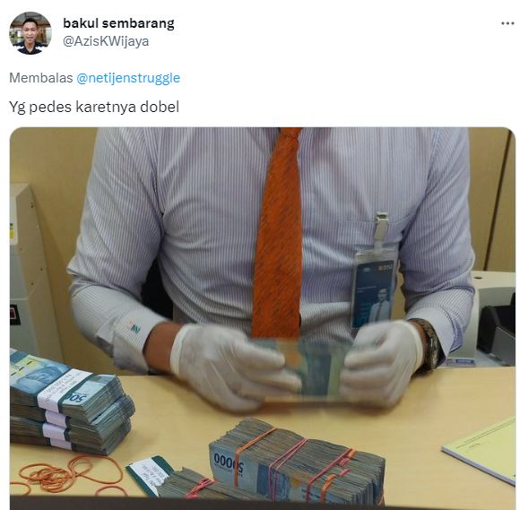 sultan pamer uang © berbagai sumber