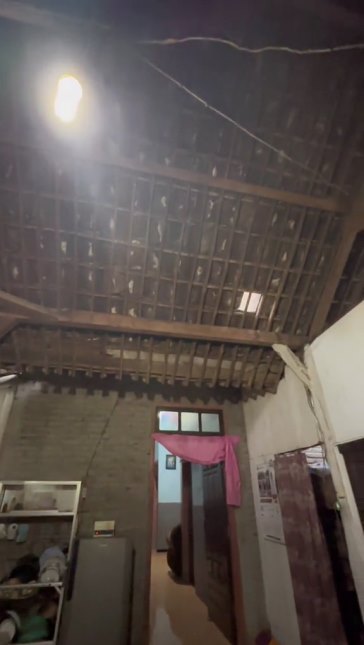 dapur dari kayu © TikTok 