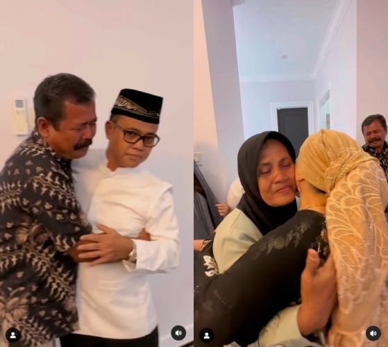 keluarga Fuji beri hadiah uang Pak Anshori © Instagram keluarga Fuji beri hadiah uang Pak Anshori © Instagram