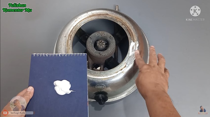 Cara jitu bersihkan body kompor yang sudah berkarat, cuma pakai satu bahan