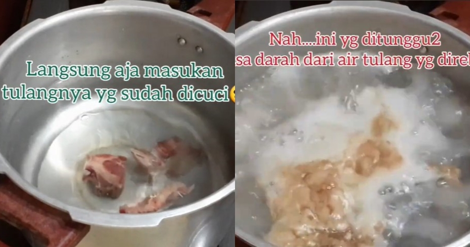 Tanpa bahan tambahan, begini trik mengolah kuah kaldu tulang sapi agar bau langu hilang dan hemat gas