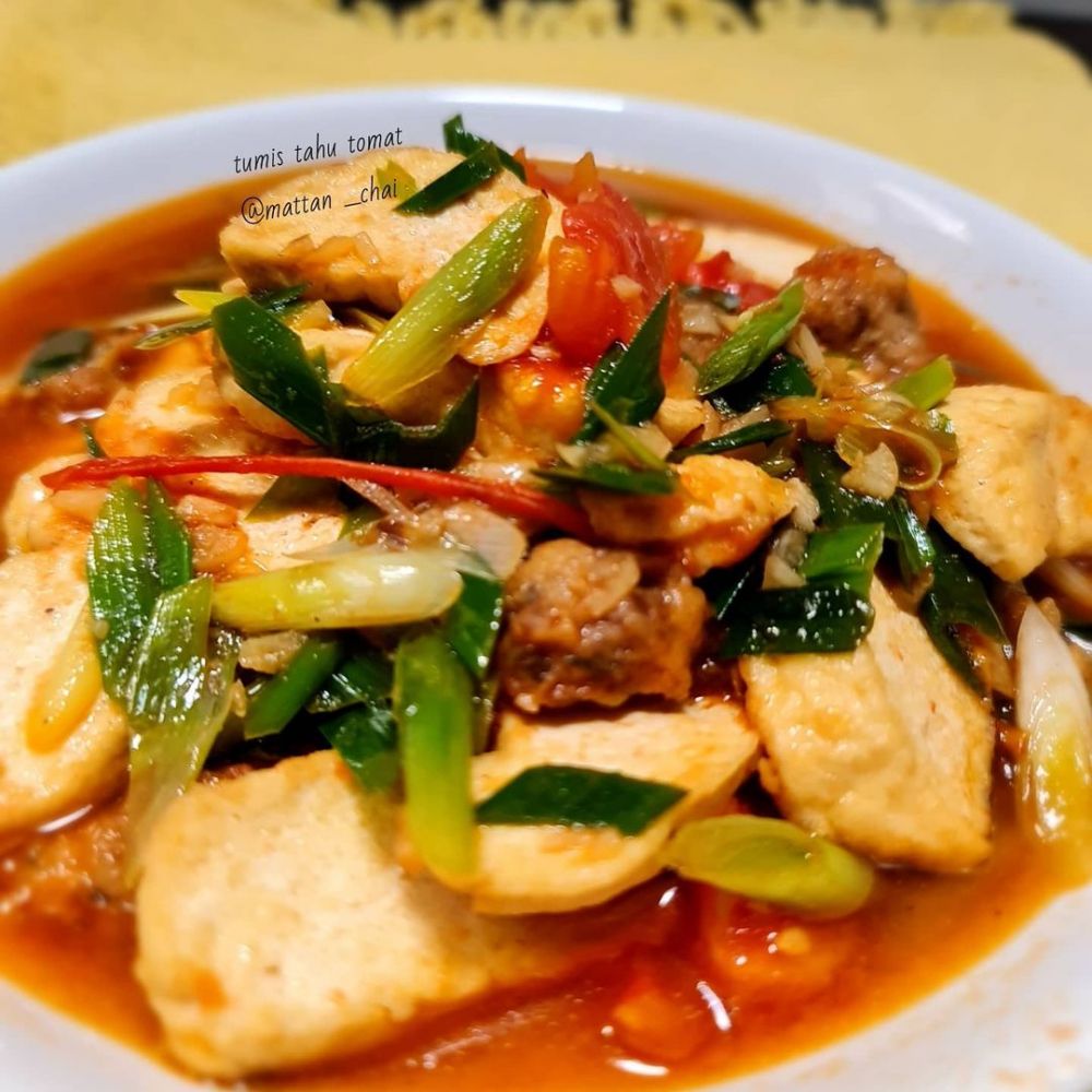35 Resep tumis tahu untuk buka puasa, sederhana, enak, simpel, dan mudah ditiru