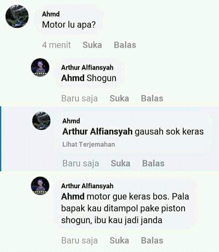 warga facebook asal komen © Berbagai sumber