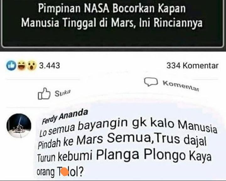 warga facebook asal komen © Berbagai sumber