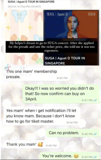 Momen ART terima hadiah tiket konser Suga BTS   © 2023 brilio.net Momen ART terima hadiah tiket konser Suga BTS   © 2023 brilio.net