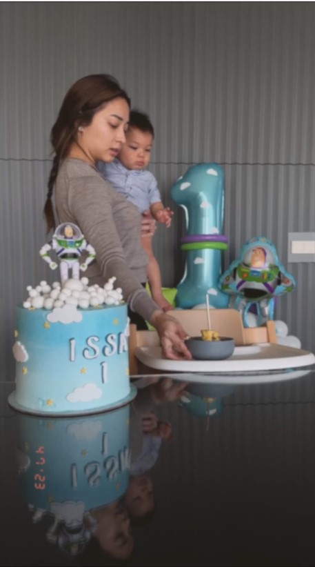 ulang tahun Baby Issa dirayakan sederhana © Instagram/@nikitawillyofficial94