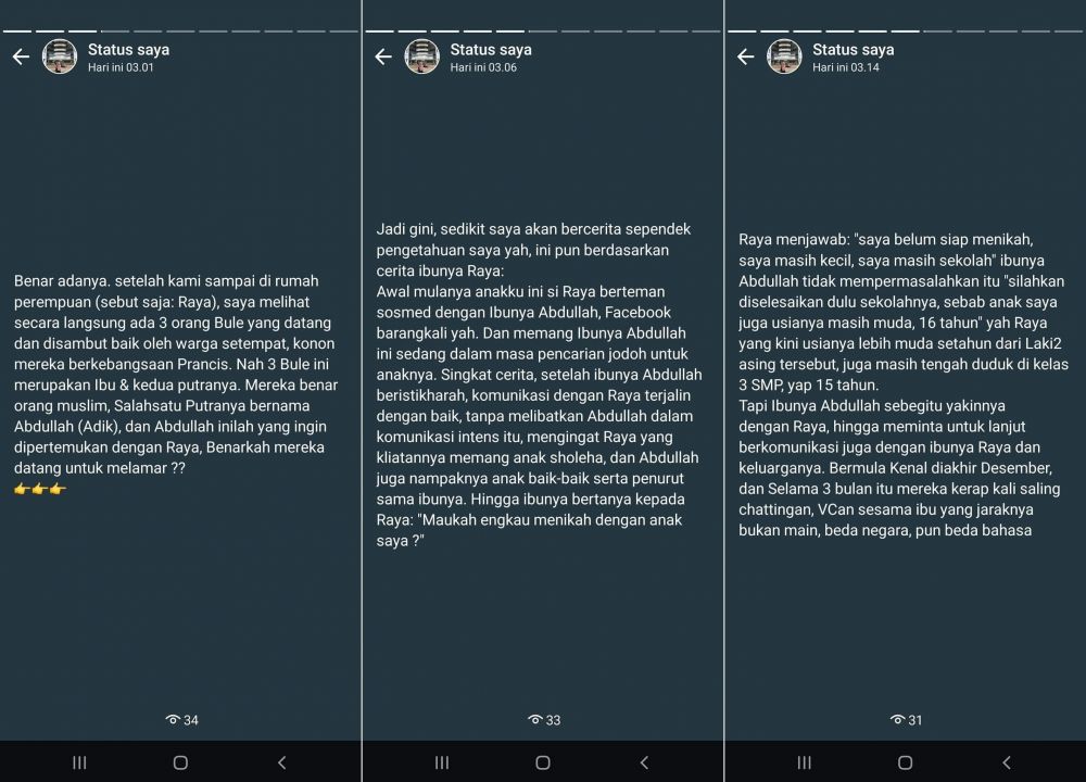 wanita sulawesi barat dijodohkan bule prancis © Facebook