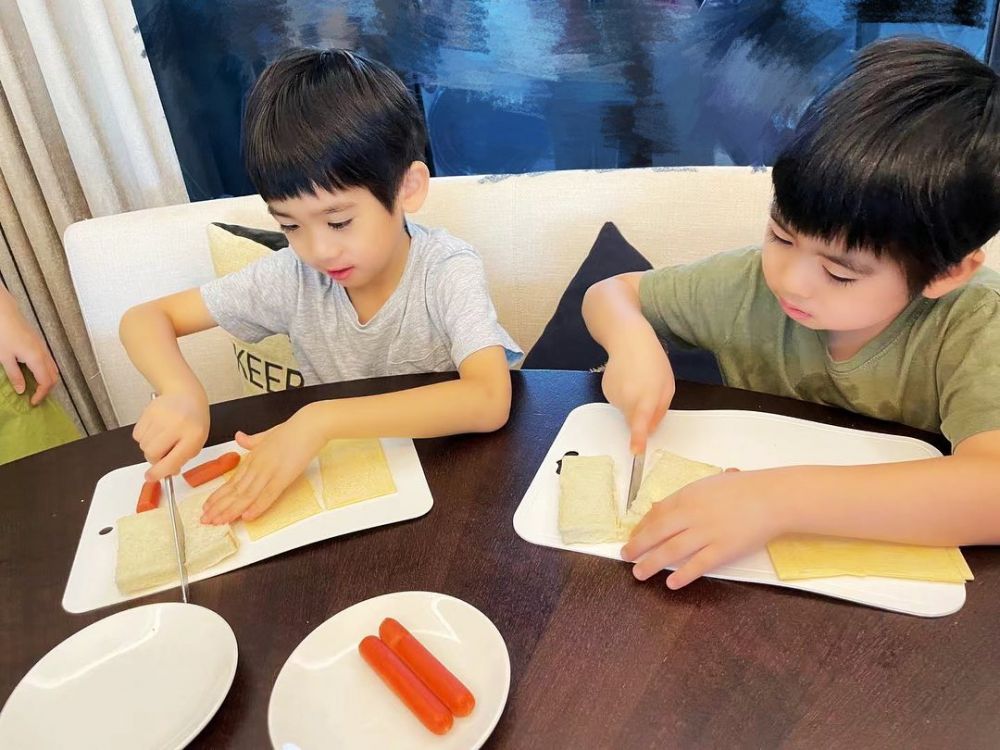 Jimmy Lin boboho momong anak © Instagram/@jimmylin