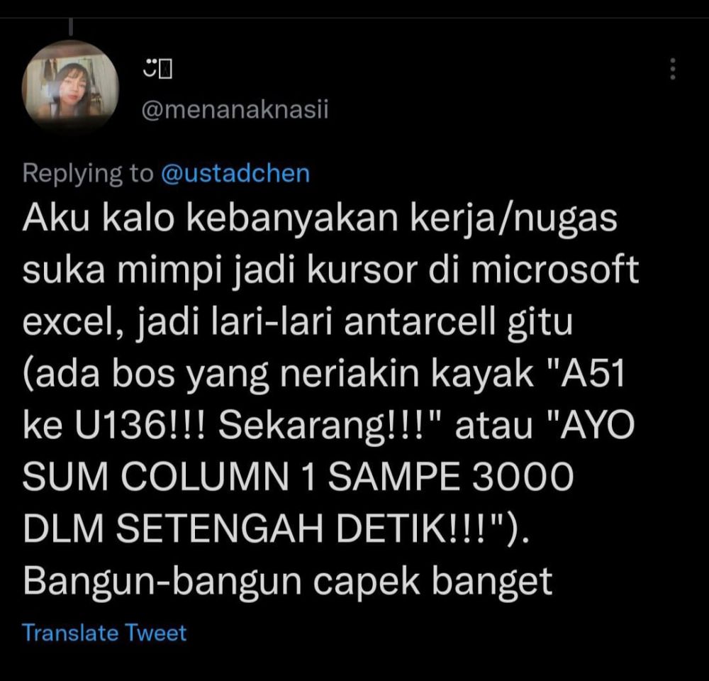 11 status ngomongin mimpi ini kocaknya bikin sakit perut © Twitter