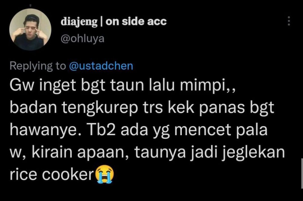 11 status ngomongin mimpi ini kocaknya bikin sakit perut © Twitter