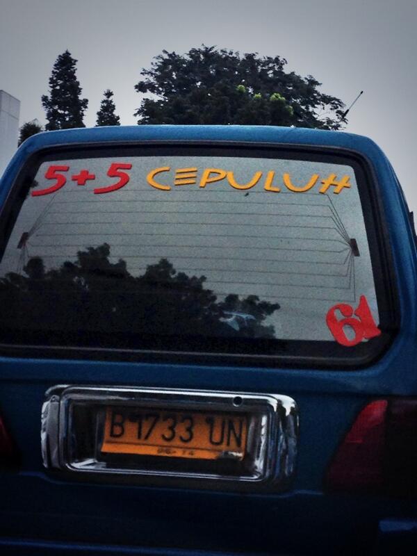 tulisan lucu angkot © berbagai sumber