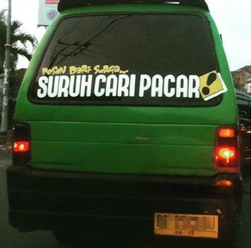 tulisan lucu angkot © berbagai sumber tulisan lucu angkot © berbagai sumber