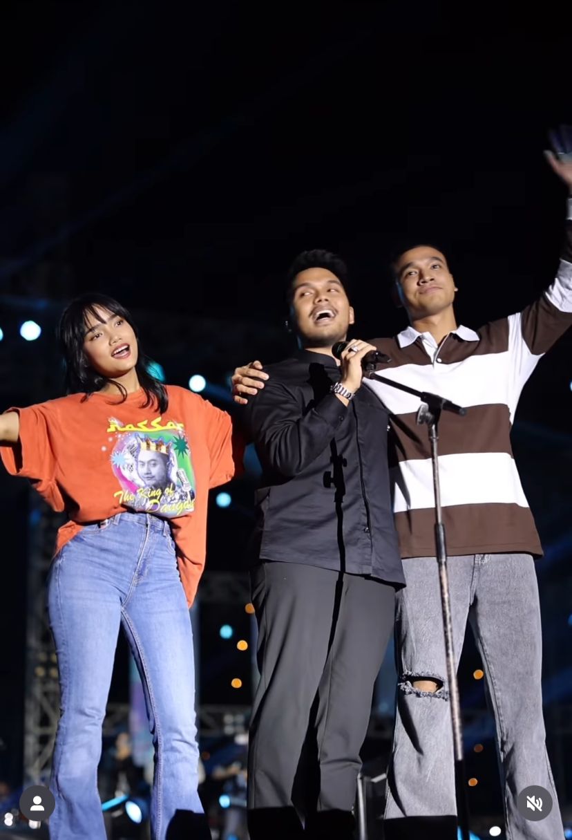 9 Momen Fuji hadir di acara launching lagu Thariq Halilintar, didoakan balikan
