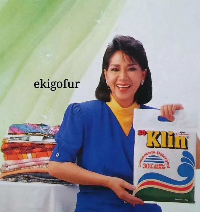 Bintang iklan detergen jadul © Instagram Bintang iklan detergen jadul © Instagram
